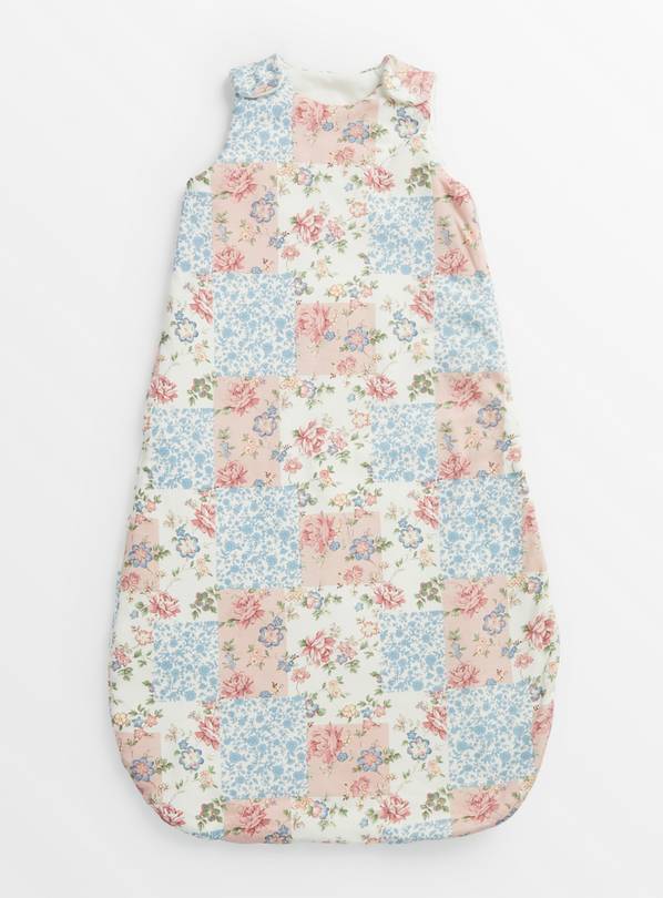 Patchwork Floral Print 1.5 Tog Sleeping Bag 12-18 months